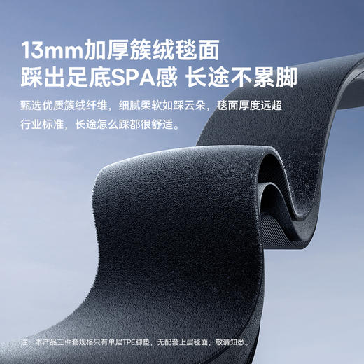 倍思 T-Space TF2 汽车备箱垫 小米SU7专用 1.0 4件套 商品图3