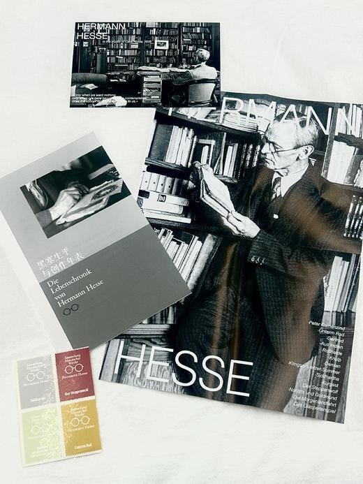 《黑塞经典四部曲》：《悉达多》 《荒原狼》 《德米安》 《在轮下》 全新装帧，封面均使用黑塞亲绘水彩画 商品图1