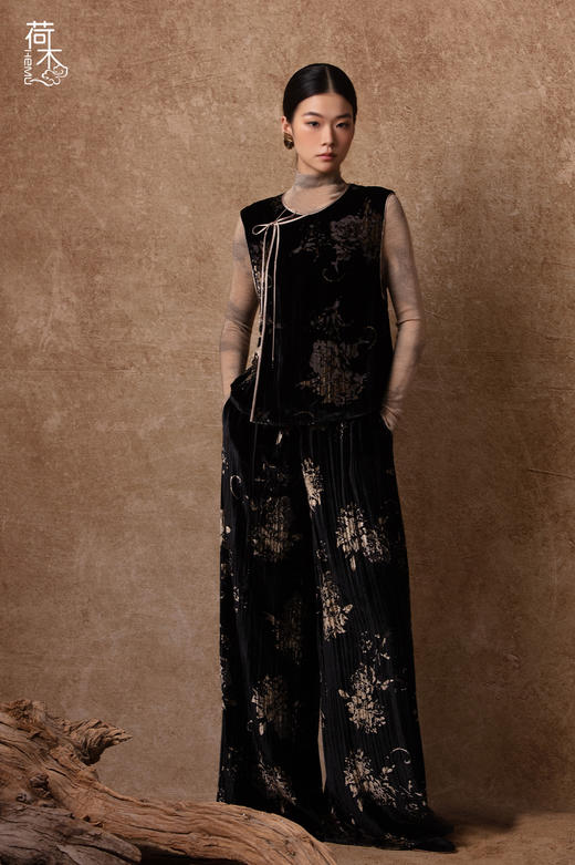 荷木HEMU丨花漫·长裤 商品图3