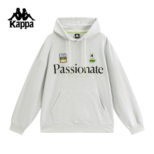 Kappa运动卫衣男2025新款秋季宽松连帽套头衫上衣女士KPCJDMT80 商品图1