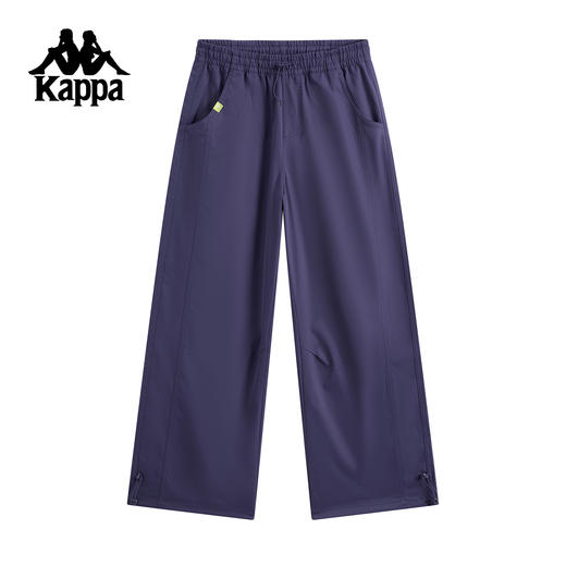 Kappa运动裤女2025新款秋季宽松休闲直筒裤阔腿裤长裤K0F82AX82 商品图0