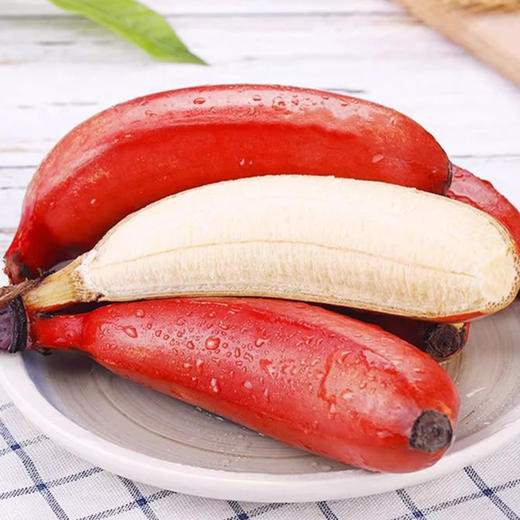 佐禧佑福 福建漳州红美人香蕉当季香焦红皮红香蕉鲜芭蕉 商品图3