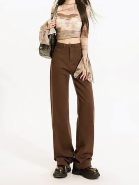 仅限11.11，不11.11最后促，不参与退货退 【孤品捡漏】G98咖色牛仔裤-喜出