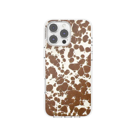 【生长力】斑纹土壤 POPCASE手机壳 MagSafe Popcase磁吸款 iPhone16/15/14 棕色 商品图2