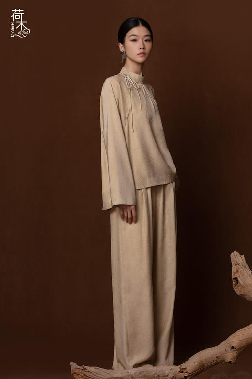 荷木HEMU丨兰若·宽腿裤 商品图0