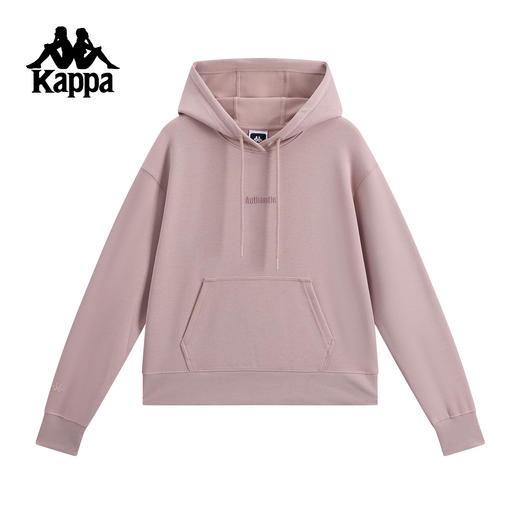 Kappa运动卫衣女2025新款秋季圆领套头衫刺绣针织上衣K0F82MT80 商品图0