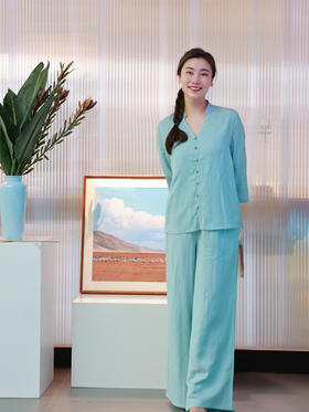 【抖音专属】沧海·阔腿裤（24709649渌波-结缘款）