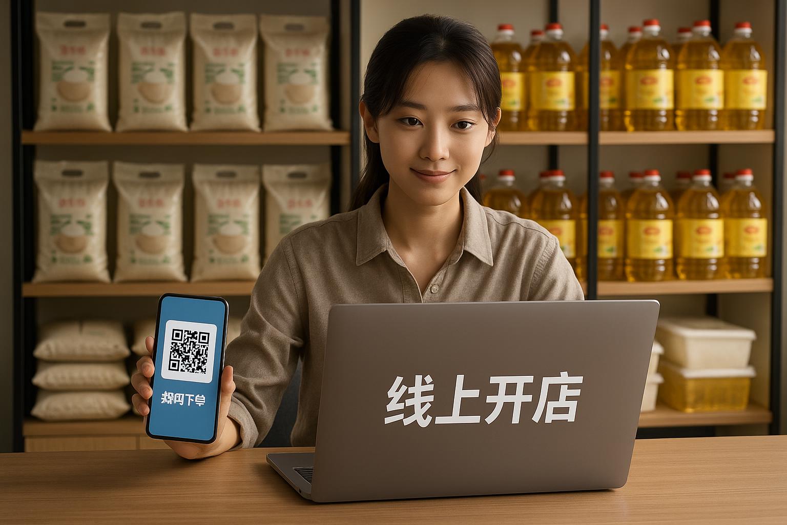 粮油门店适合哪些线上销售渠道？