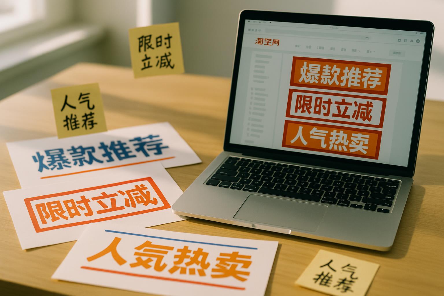 如何确定淘宝导购标语的核心元素？