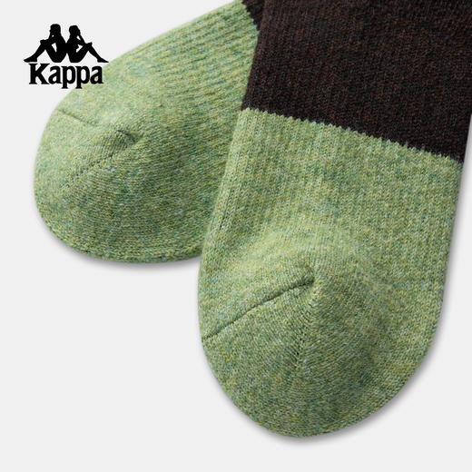 Kappa卡帕运动休闲袜女款2025新款秋冬袜子拼色长筒袜休闲袜男袜K0FZ8WG01 商品图4