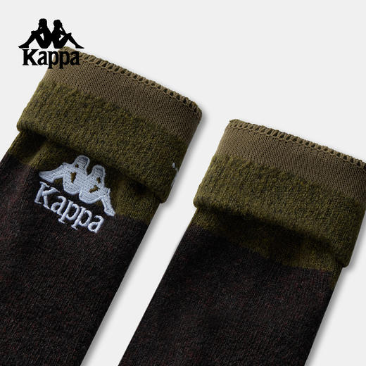 Kappa卡帕运动休闲袜女款2025新款秋冬袜子拼色长筒袜休闲袜男袜K0FZ8WG01 商品图2