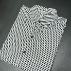 12.20清仓，不支持退 【孤品捡漏】G117男款细纹格子衬衫-喜出