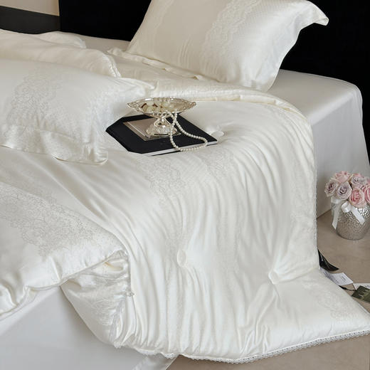 【换季出清】自然醒天丝棉大提花系列-80至臻大豆被TD 商品图5