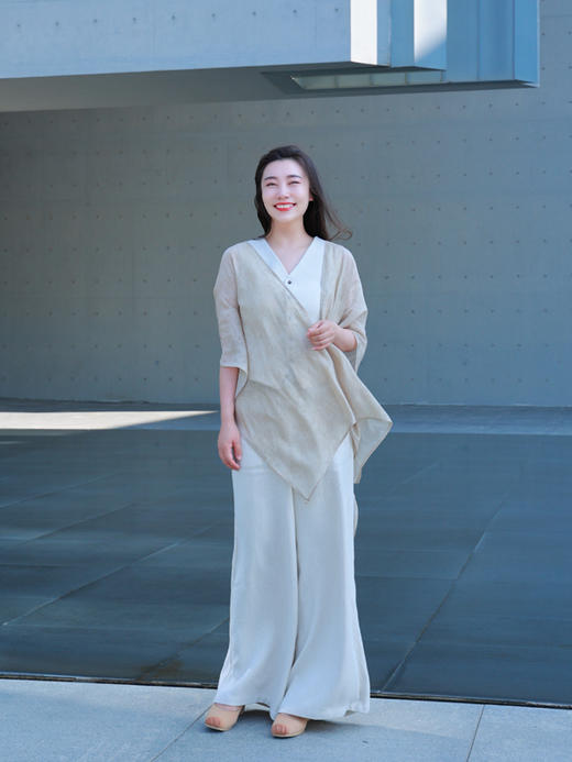 【抖音专属】随云·高腰阔腿裤（24709653随云-设计师） 商品图3