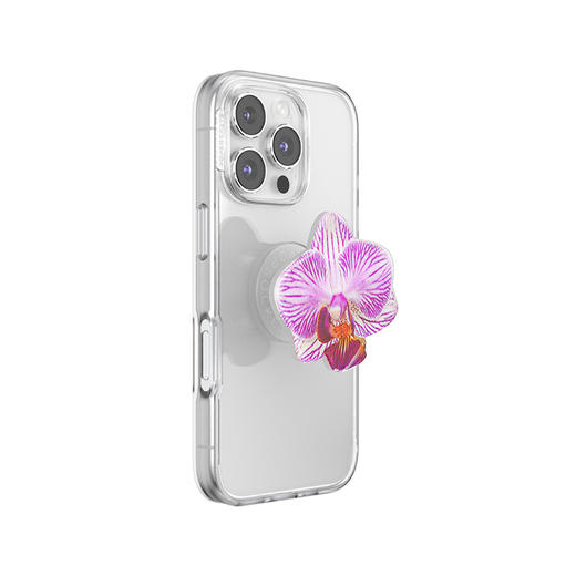 【生长力】紫蝴蝶兰 POPGRIP泡泡骚手机粘贴式气囊支架 Popout异形系列 粉色 植物花卉 商品图3