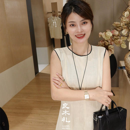 【预售7天】良木礼亚麻连衣裙（X7421） 商品图5