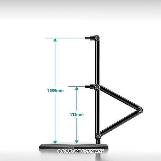【GSC现货】THE 简易支架×3 （黑色）【手办＆模型用】〈HEX〉型 商品图3