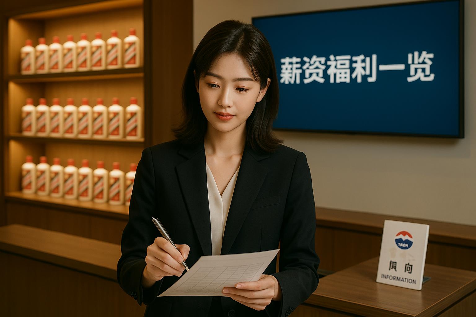 茅台门店销售员月薪一般有多少？工资结构解析