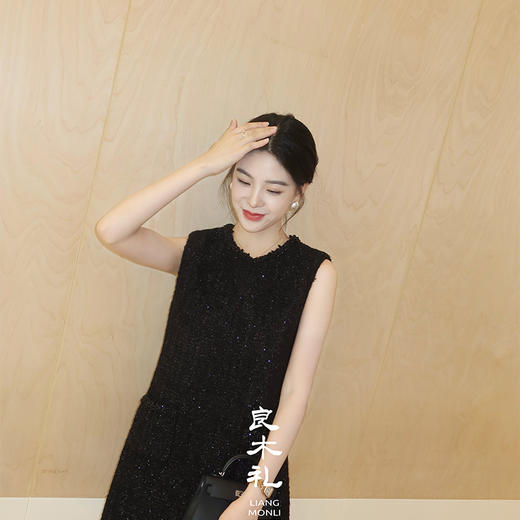 【现货】良木礼羊毛镶珠连衣裙（Q7412） 商品图6