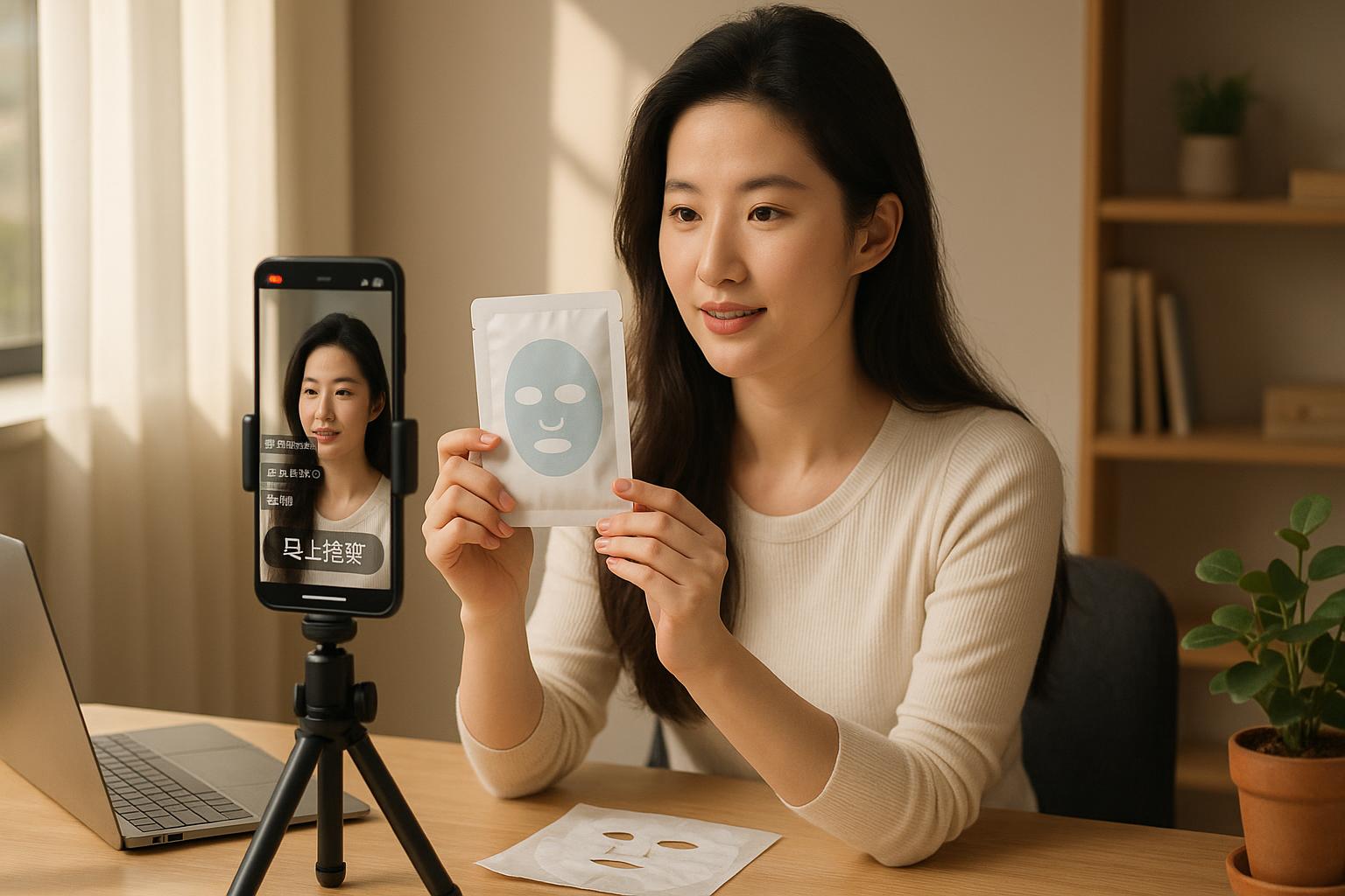 如何利用社交媒体卖面膜？