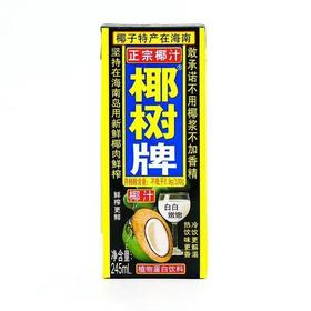 椰树牌椰汁植物蛋白饮料245ml