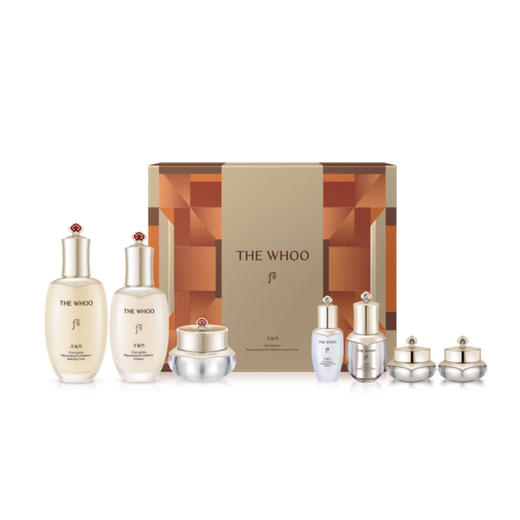 WHOO后天气丹光耀焕活紧颜系列礼盒7件套333ml 水乳护肤套装 商品图0
