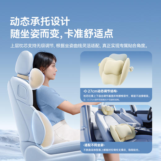 倍思 PrimeTrip VH2 双层汽车头枕/腰枕 蜡笔小新联名版 商品图3