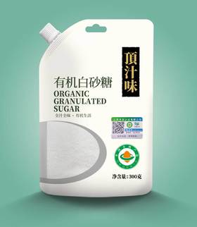 有机白砂糖/绵砂糖300g｜江苏