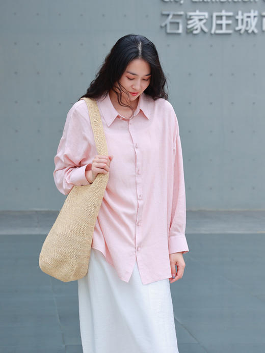 【抖音专属】出炉银·新中式衬衣（25710399D-出炉银） 商品图1