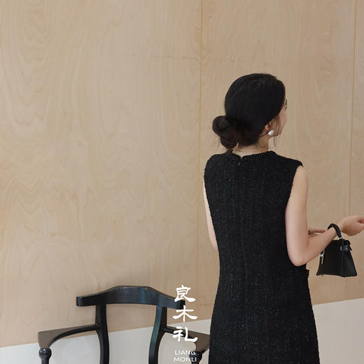【现货】良木礼羊毛镶珠连衣裙（Q7412） 商品图4