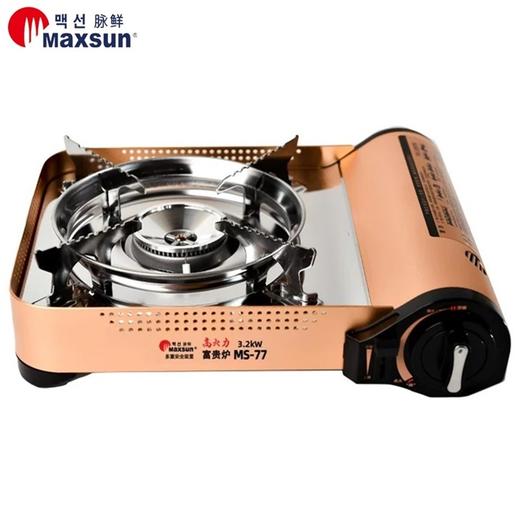 脉鲜户外卡式炉高火力MS77맥선 휴대용가스렌지 골드렌지 商品图0