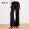 纬漫纪同款不上架-EITIE爱特爱舒适柔软松紧腰高腰直筒显瘦秋冬新款针织裤D2501925 商品缩略图0