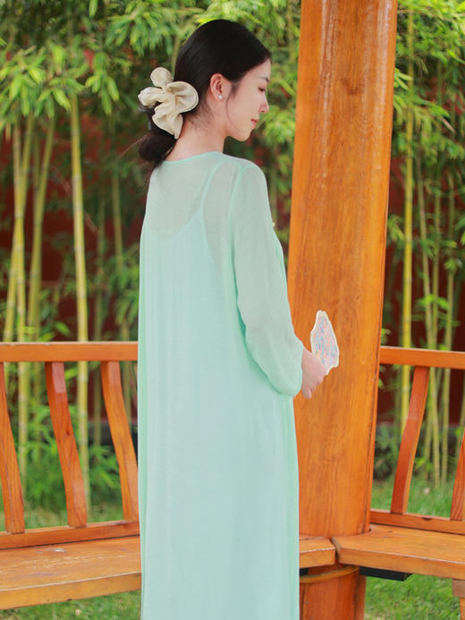 【抖音专属】沧浪·新中式连衣裙（25807042-沧浪） 商品图3