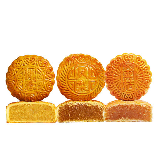 月饼 梧州桂香苑多口味水果味月185g*4礼盒装 商品图4