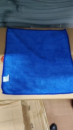 蓝色毛巾1*1条