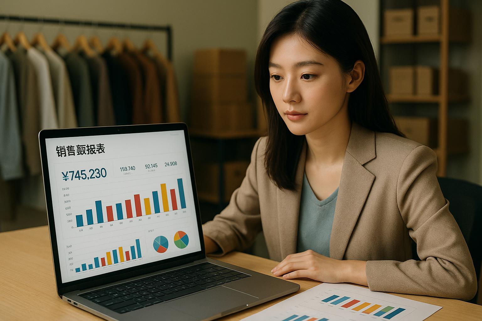 如何收集制作销售额报表的数据？