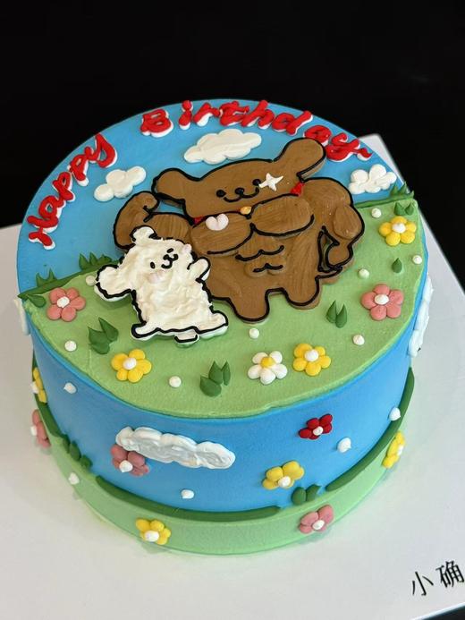肌肉小狗·奶油蛋糕（图片是5寸效果） 商品图1
