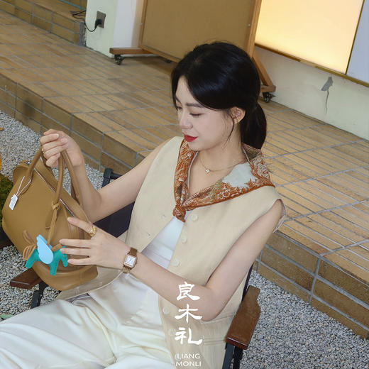 良木礼亚麻马甲（Q2582155） 商品图3