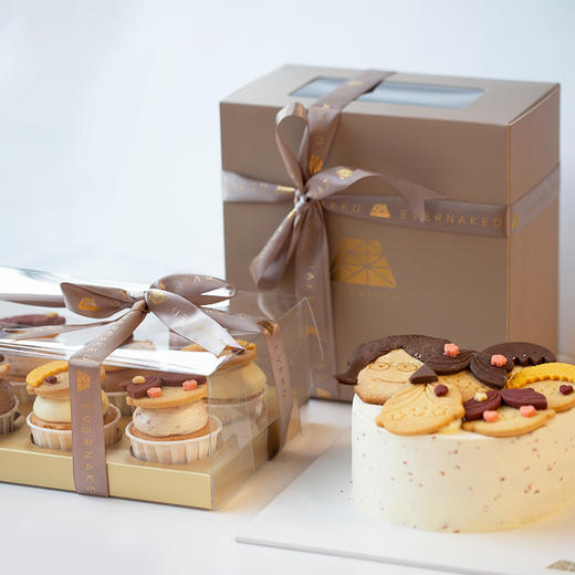 教师节「人才济挤」桂花糯米圆子味蛋糕 商品图6