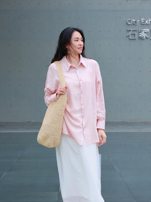 【抖音专属】出炉银·新中式衬衣（25710399D-出炉银） 商品图0