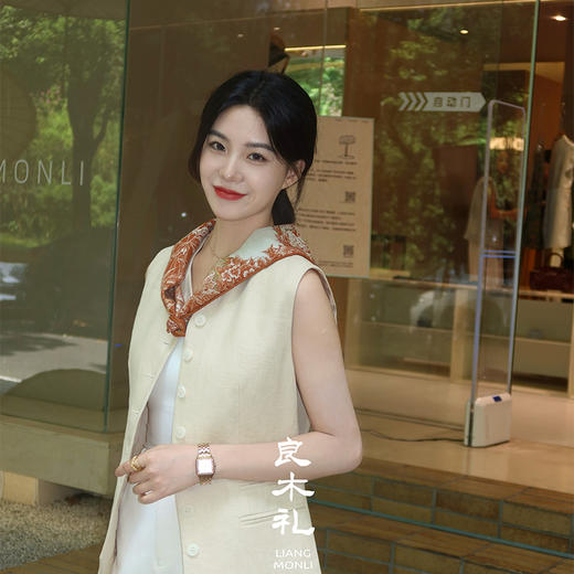 良木礼亚麻马甲（Q2582155） 商品图0