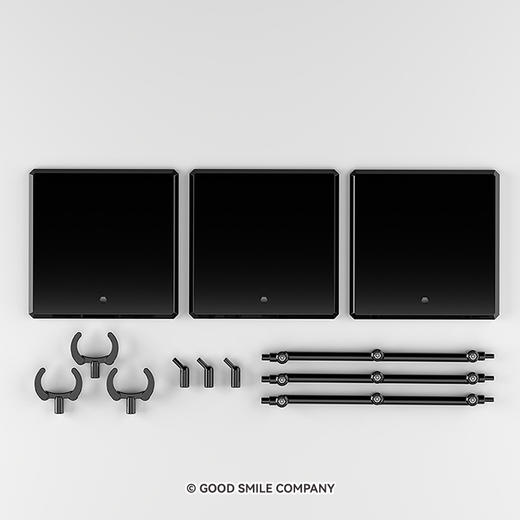 【GSC现货】THE 简易支架×3 （黑色）【手办＆模型用】 商品图1