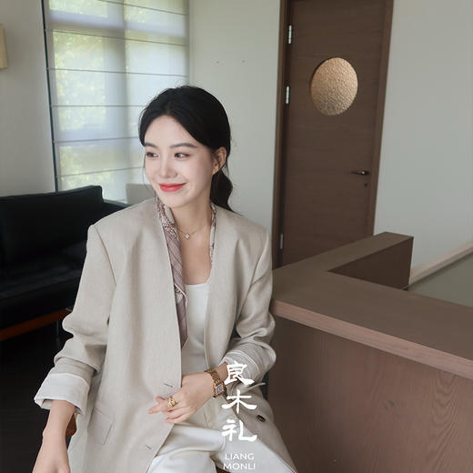 良木礼亚麻羊毛混纺西装（Q258334） 商品图2