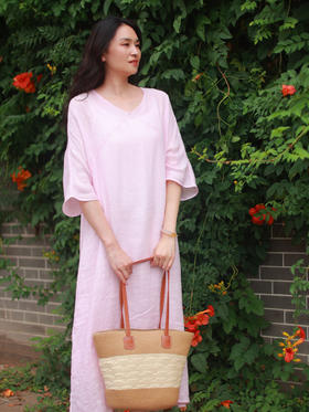 【抖音专属】至真·新中式连衣裙（25707383-蜀葵-设计师）