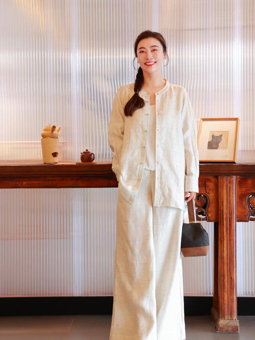 【2026东衣作】新中式衬衣（25810009玉頩-设计师） 商品图1