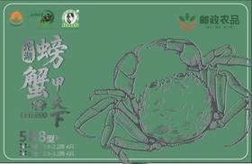 老渔夫沱湖螃蟹蟹卡588型 母1.8-2.2两/4只+公2.8-3.2两/4只【BH】【LYF】