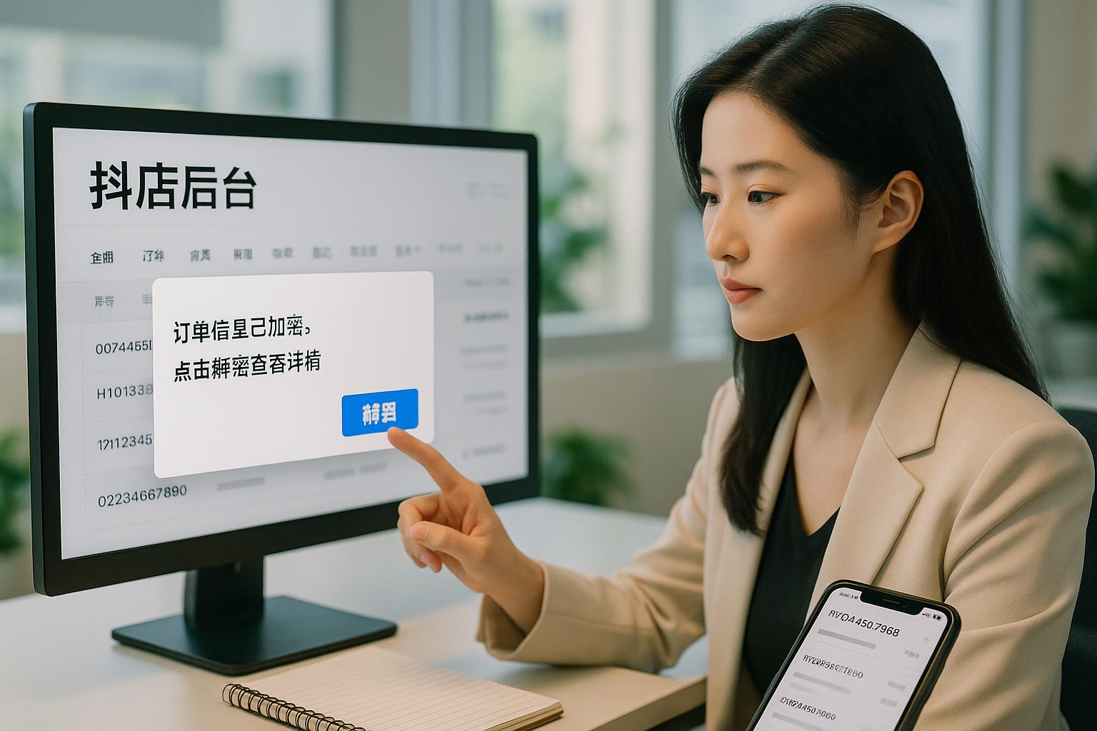 为什么抖音店铺会出现订单加密？