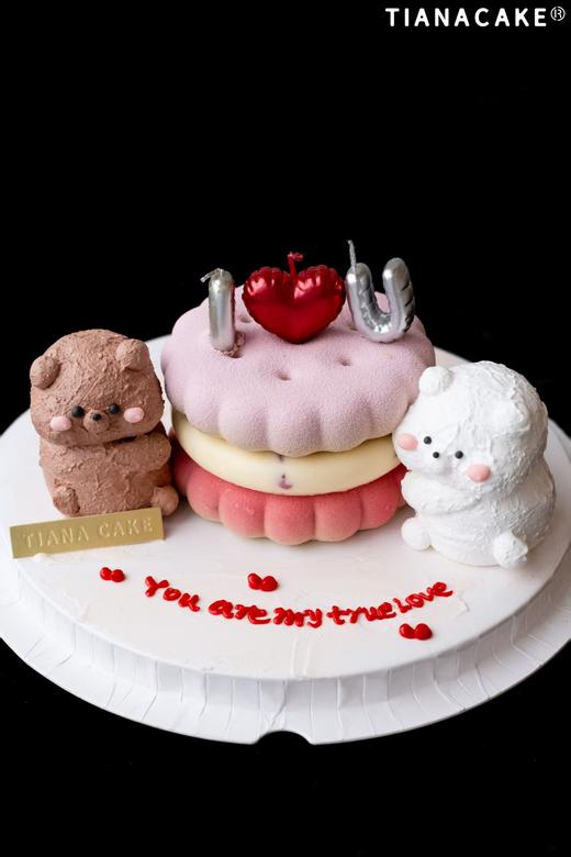 挚爱💕(4寸emoji树莓开心果慕斯) 商品图4