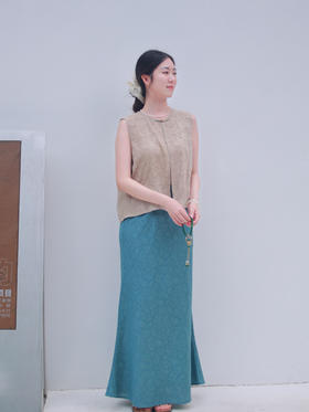 【抖音专属】热望·新中式马甲(25704303-暖玉)