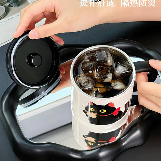 迪乐贝尔D9397猫咖马克杯300ml 商品图12